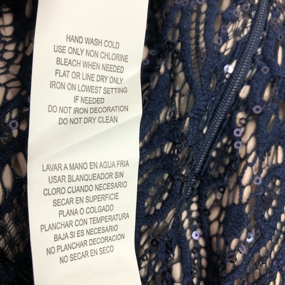 Sequin Hearts Size 3 Blue Dress - Picture 8 of 8